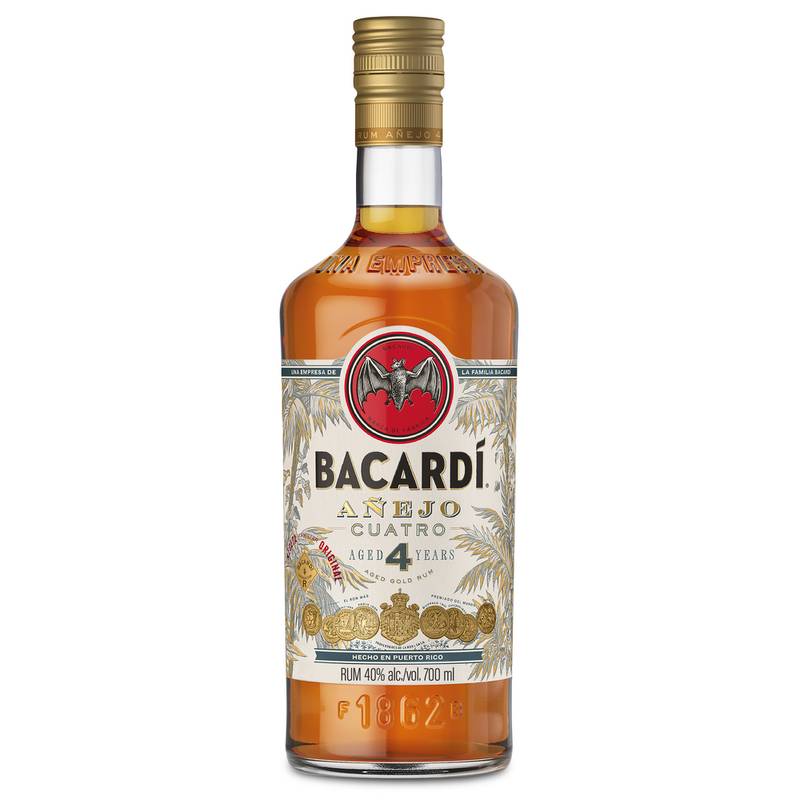 Bacardí - Rhum âgé de 4 ans (700ml)