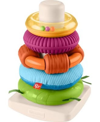 Fisher-Price Sensory Rock-A-Stack Toy, Assorted (5 ct)