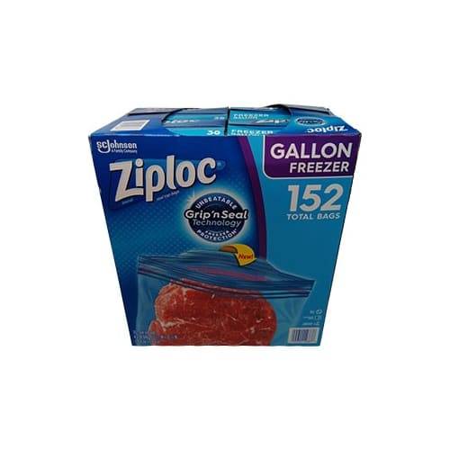 Ziploc Gallon Freezer Bags, 152 ct