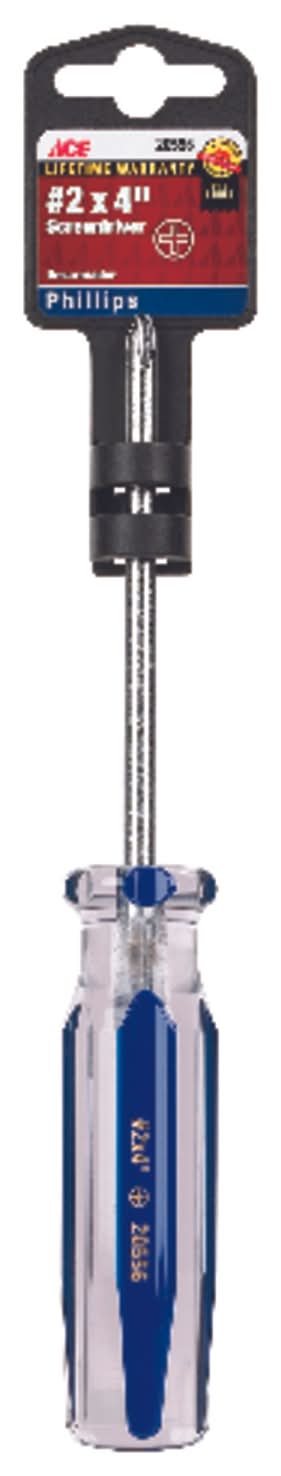 ACE No. 2 X 4 In. L Phillips Screwdriver 1 Pc