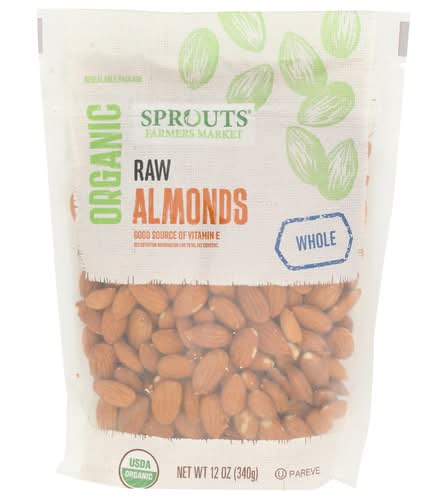 Sprouts Organic Raw Almonds