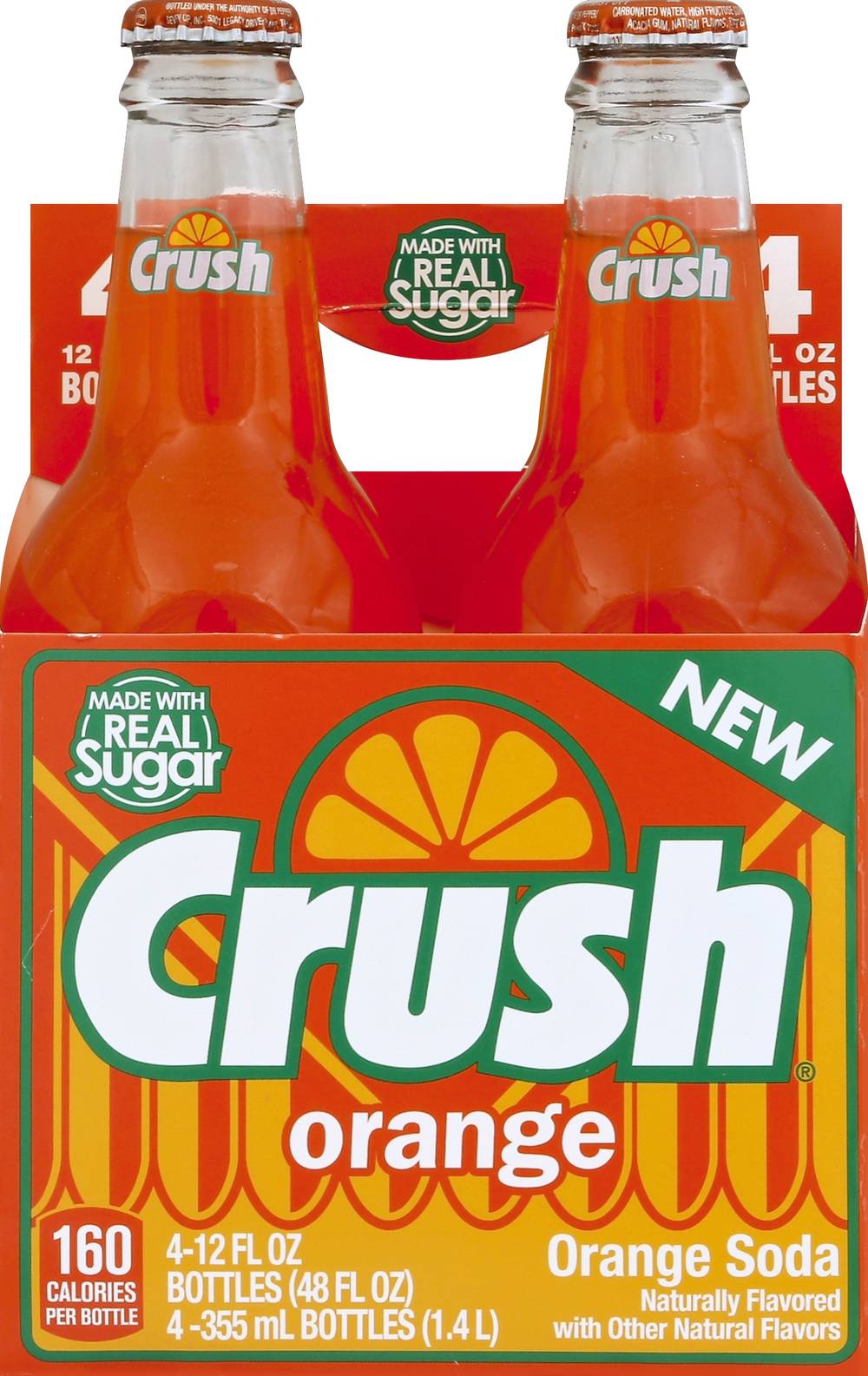 Crush Orange Soda (4 x 12 fl oz)