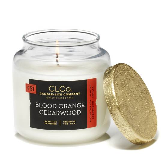 CLCo Scented Single Wick Candle Blood Orange Cedarwood (14 oz)