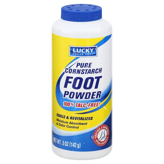 Lucky Super Soft Pure Cornstarch Foot Powder