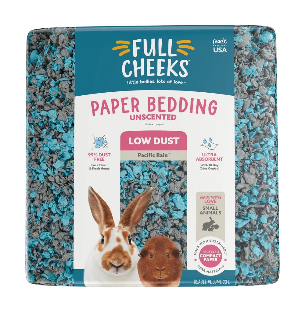 Full Cheeks™ Odor Control Small Pet Paper Bedding - Pacific Rain (Size: 23 L)