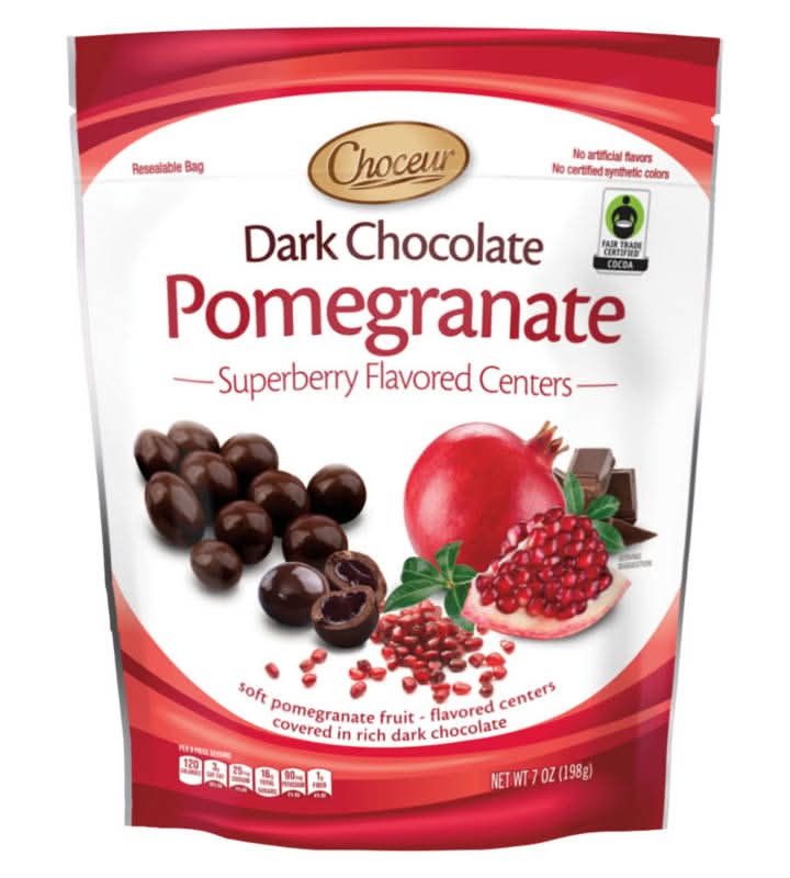 Choceur Dark Chocolate Superberries Pomegranate (7 oz)