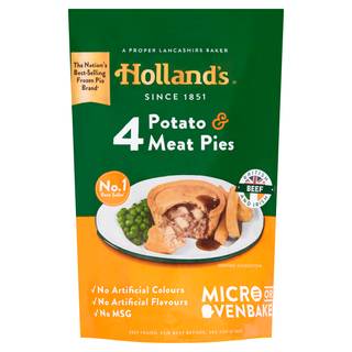 Holland's 4 Potato & Meat Pies