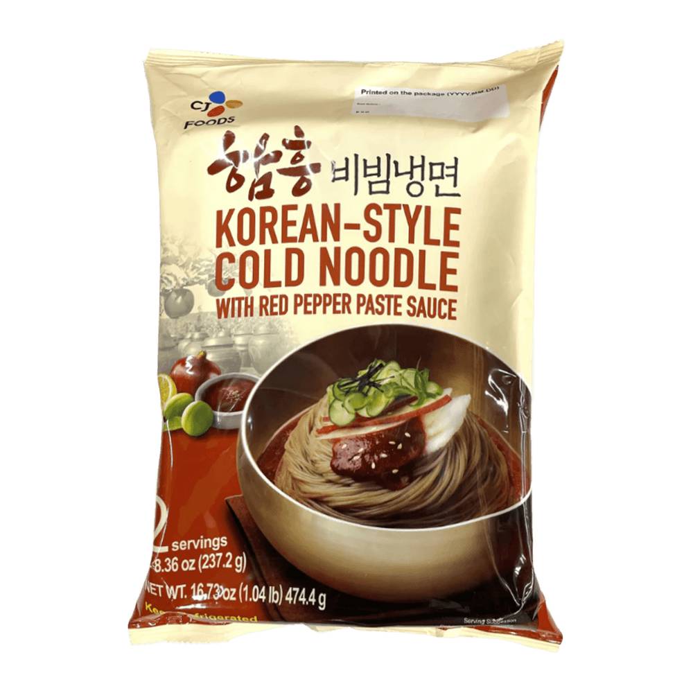 CJ Foods Korean-Style Cold Noodle With Red Pepper Paste Sauce