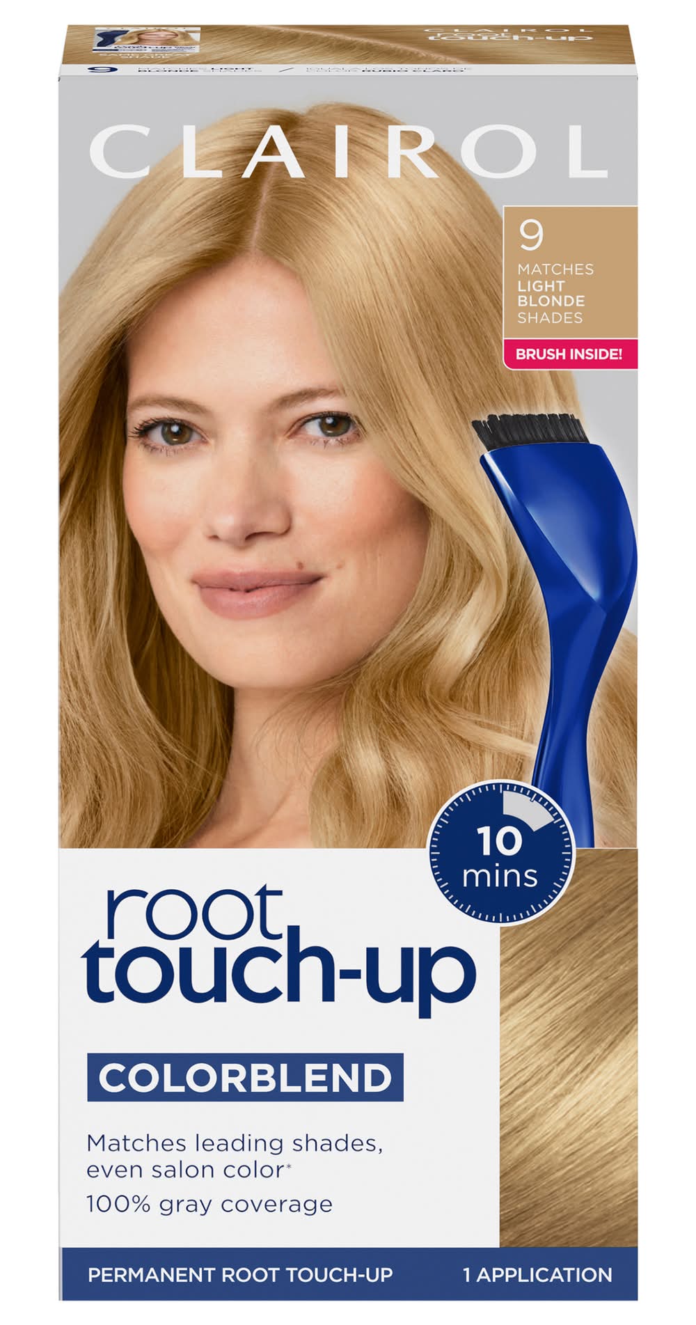 Clairol Root Touch Up Permanent Creme 9 Light Blonde Shades (4.8 oz)