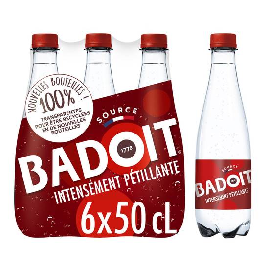 Badoit - Eau gazeuse minérale intensément pétillante (6 piéces, 500 ml)