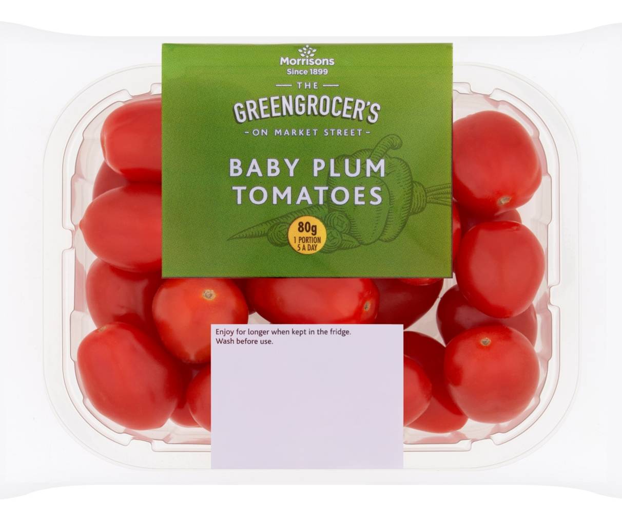 Morrisons Baby Plum Tomatoes 250G