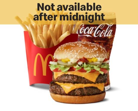 Double Quarter Pounder�® with Cheese Deluxe Meal