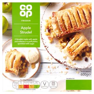 Co-op Frozen Apple Strudel 600g