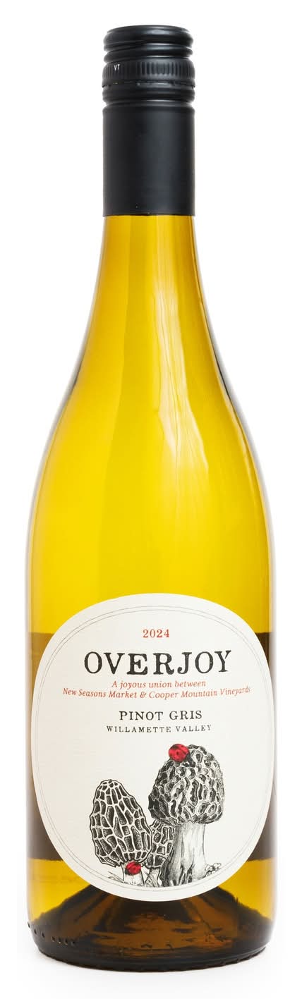 Overjoy Willamette Valley Pinot Gris White Wine, 2023 (750 ml)