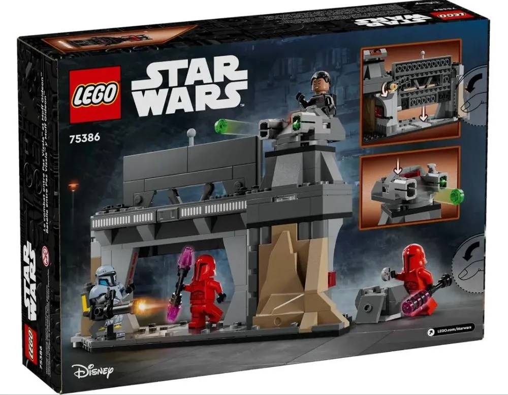 LEGO Star Wars Pojedynek Paza Vizsli i Moffa Gideona 75386