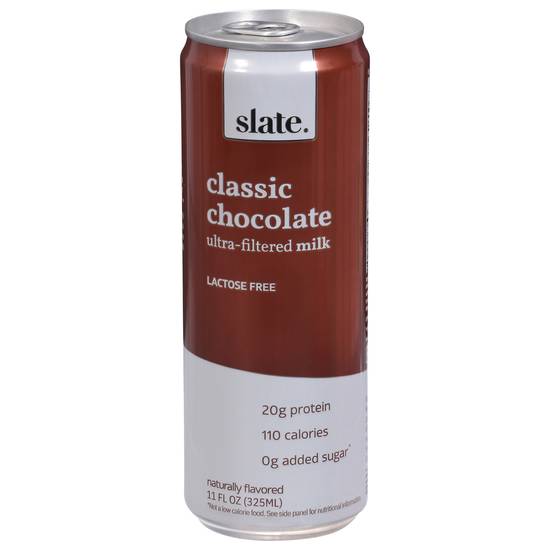 Slate Classic Chocolate Ultra-Filtered Milk (11 fl oz)