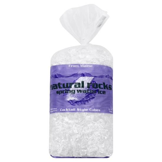 Natural Rocks Cocktail Style Cubes 100% Pure Spring Water Ice