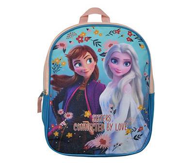 Frozen "Sisters" Blue & Tan Anna & Elsa Mini Backpack