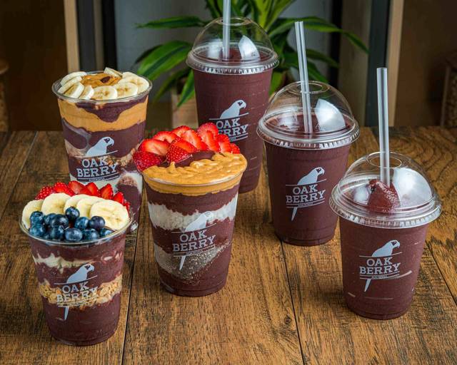 Oakberry Acai Bowls & Smoothies Santa Monica Menu Santa Monica