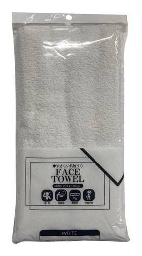 東進 フェイスタオル ホワイト