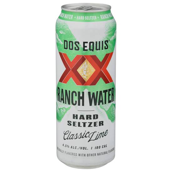 Dos Equis Ranch Water Classic Lime Hard Seltzer (24 fl oz)