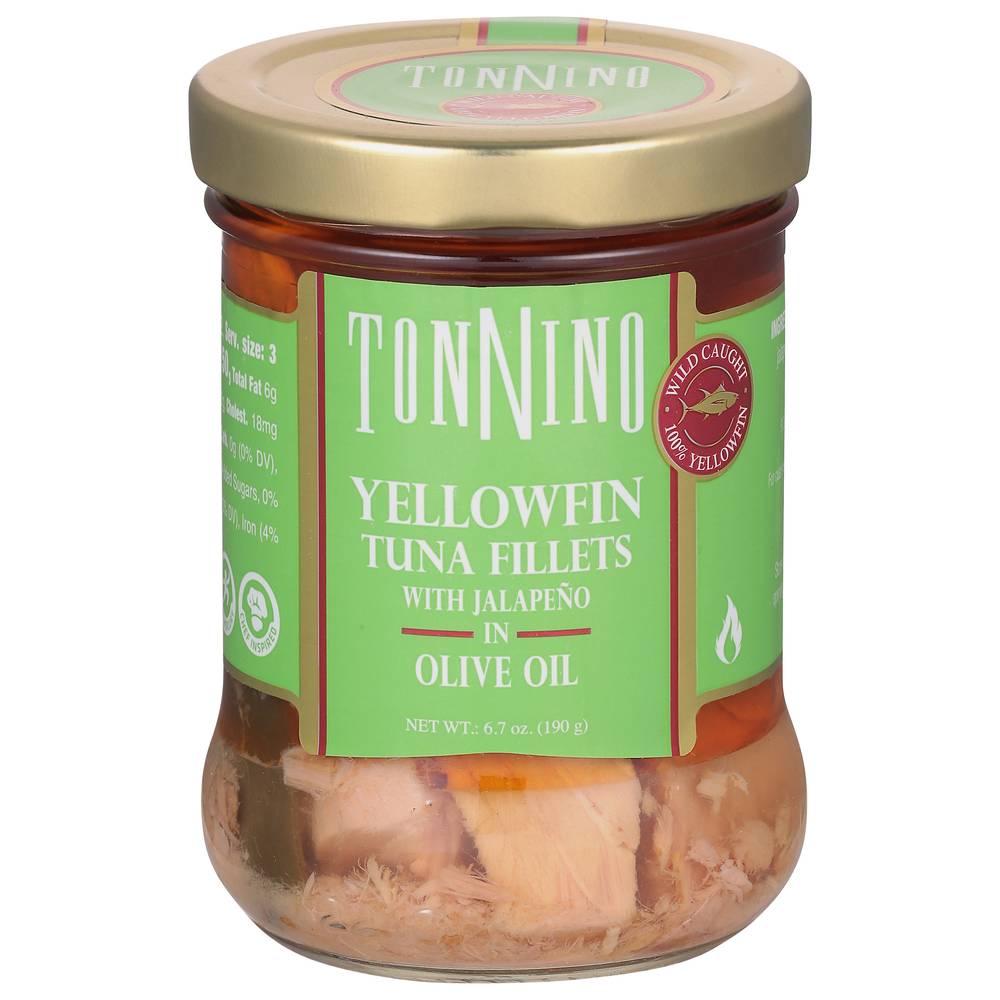 Tonnino Tuna Fillets With Jalapeno in Olive Oil (6.7 oz)