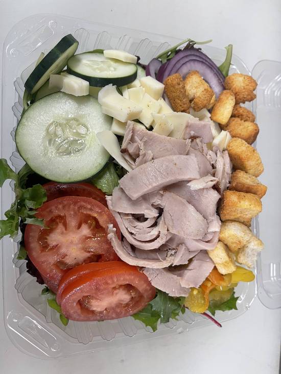 Turkey and Cheese Salad