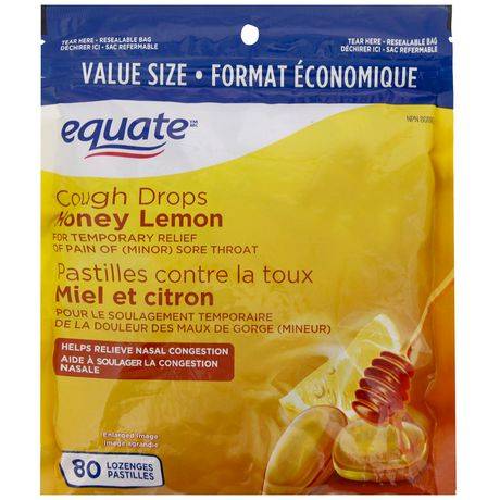 Equate Honey Lemon Cough Drops