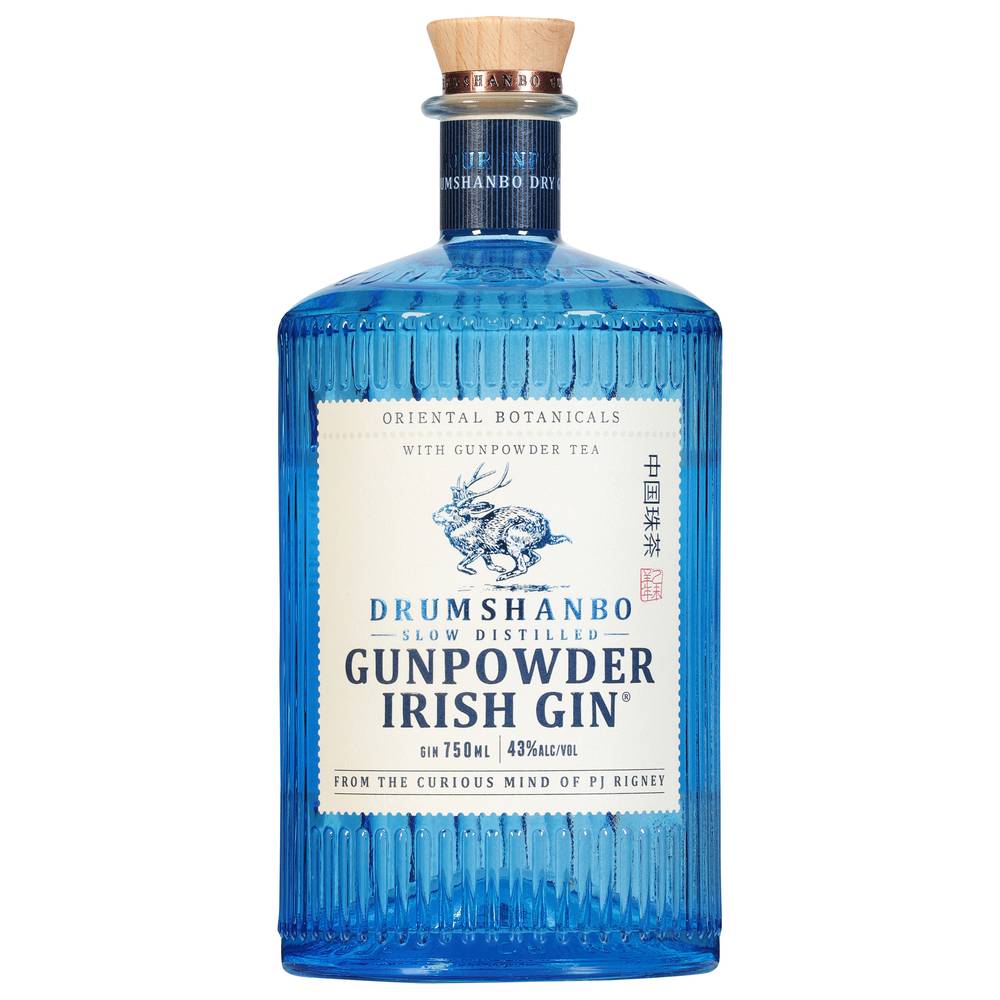 Drumshanbo Gunpowder Slow Distilled Gunpowder Irish Gin (750 ml)