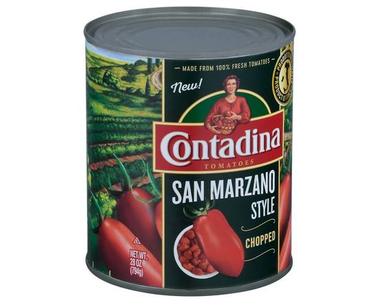 Contadina · San Marzano Style Chopped Tomatoes (28 oz)