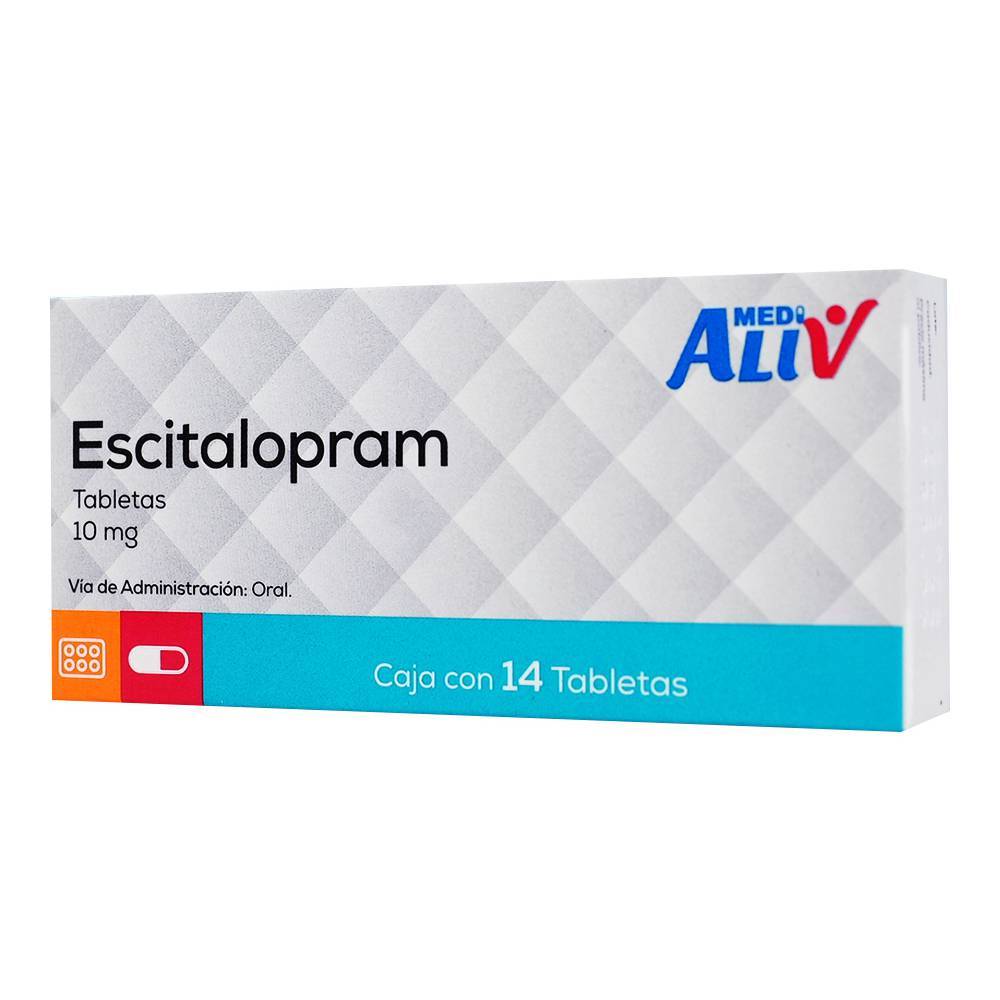 Medialiv Escitalopram 10 Mg Caja 14 Tab