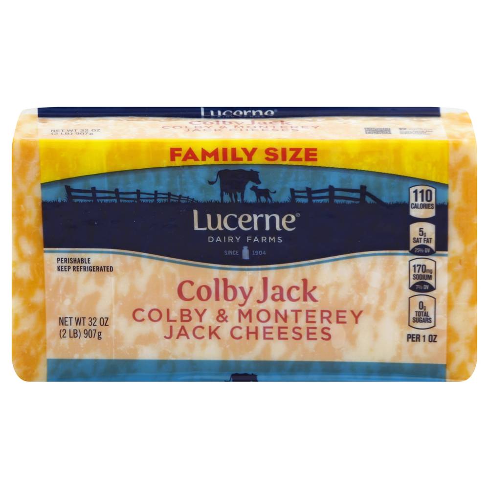 Lucerne Natural Colby & Monterey Jack Cheeses (32 oz)