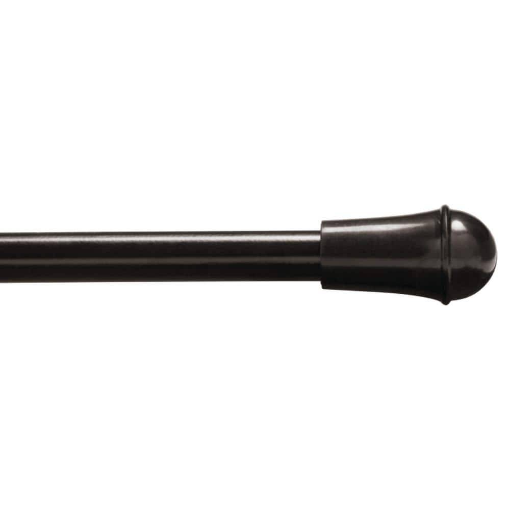 48 In. - 84 In. Single Cafe Curtain Rod In Oil Rubbed Bronze