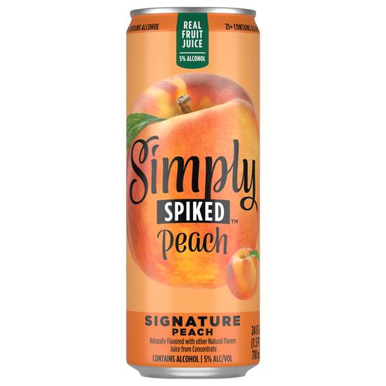 Simply Spiked Signature Beer (24 fl oz) (peach)