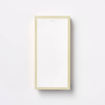 Jumbo Gum Top Daily To-Do Notepad with Gold Edge 5"x8" - Threshold™