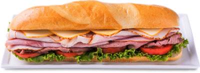 Readymeals 3 Meat & Cheese Sub Sandwich Large - Ready2Eat