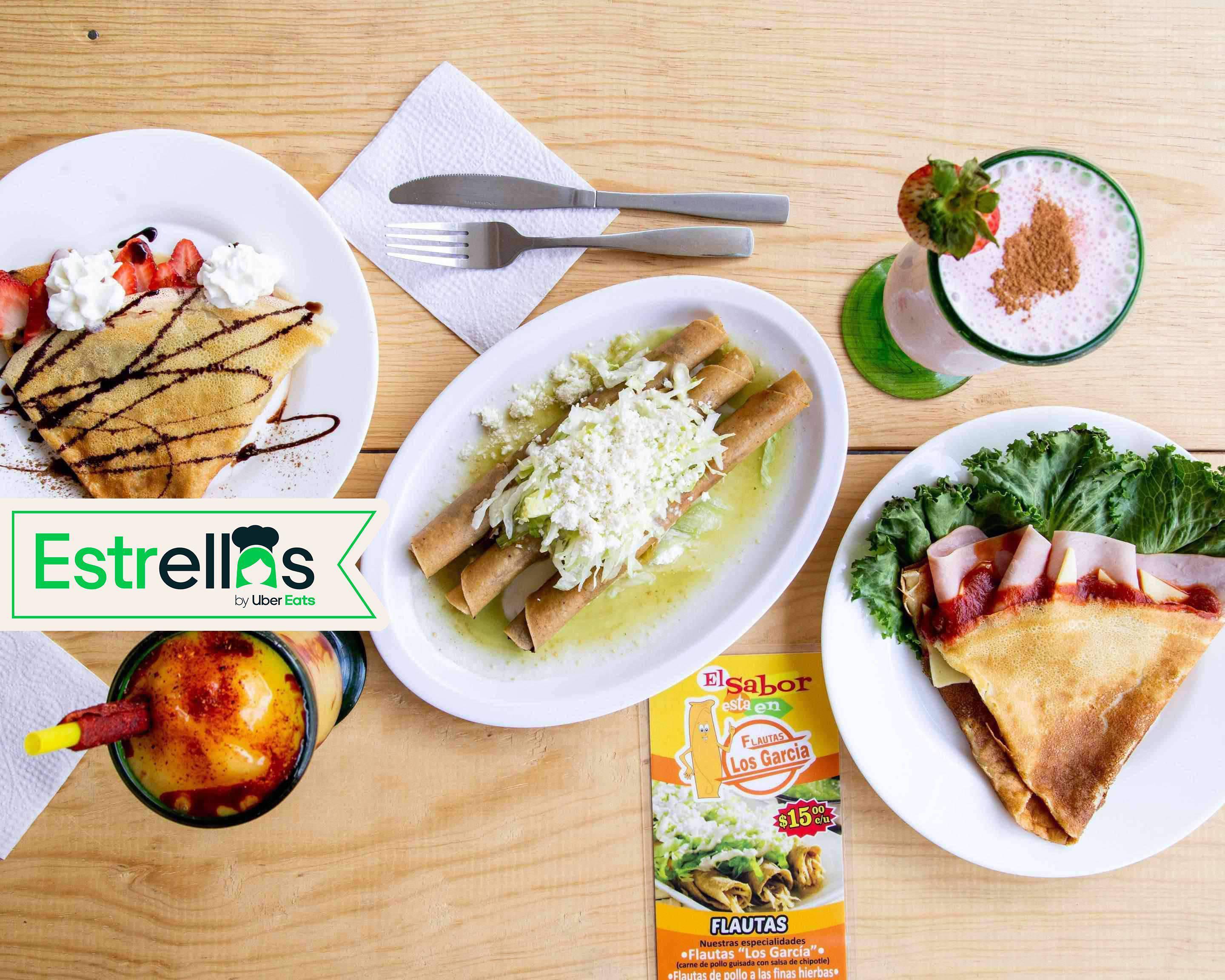 FLAUTAS LOS GARCÍA Menú a Domicilio【Menú y Precios】Guadalajara Uber Eats