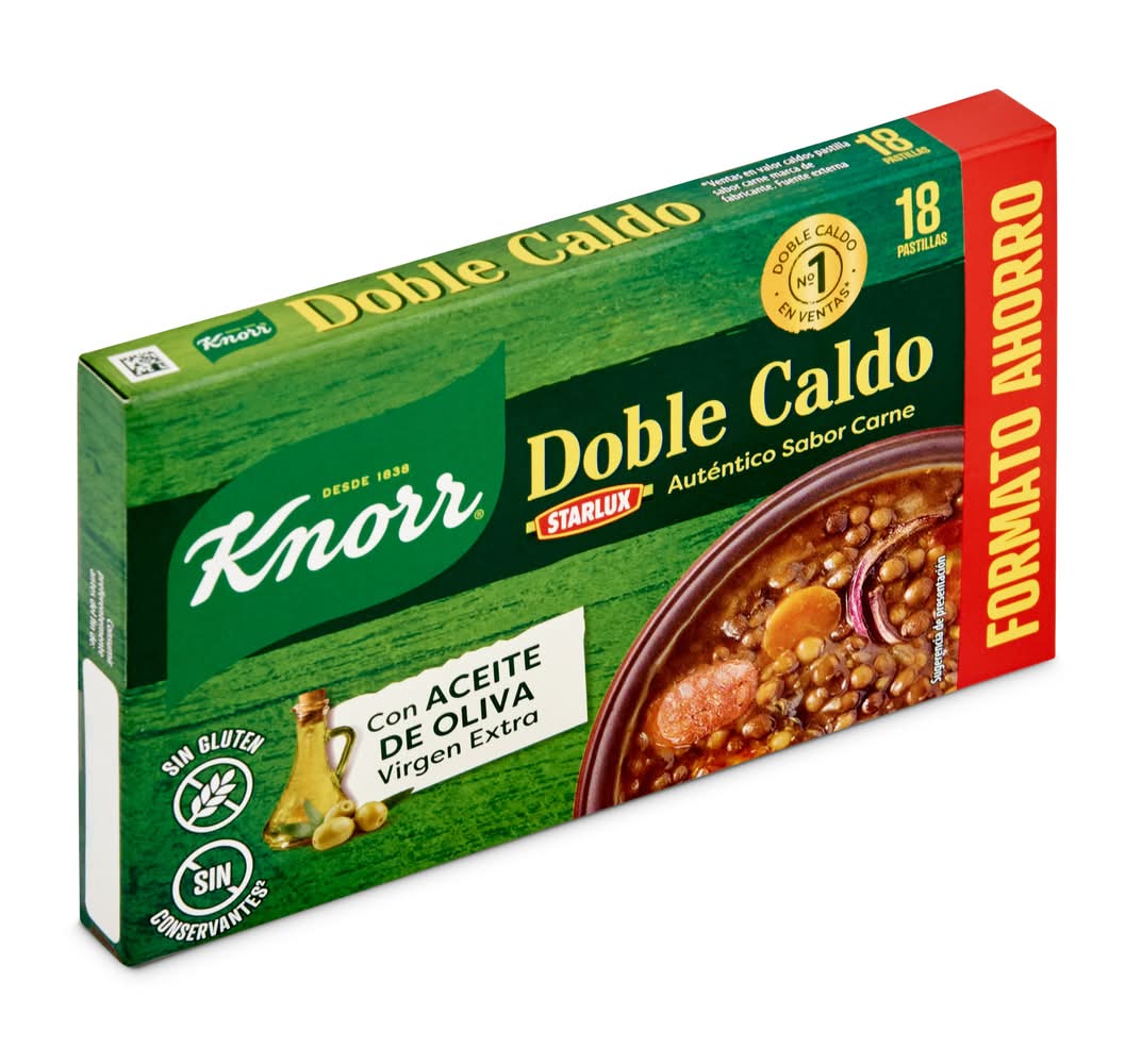 Caldo De Carne Knorr Caja 18 Unidades