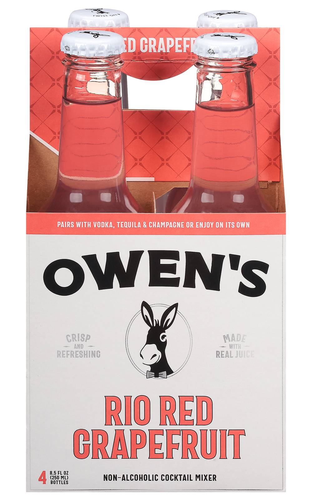 Owen's Grapefruit + Lime Craft Mixers (4 x 8.5 fl oz)