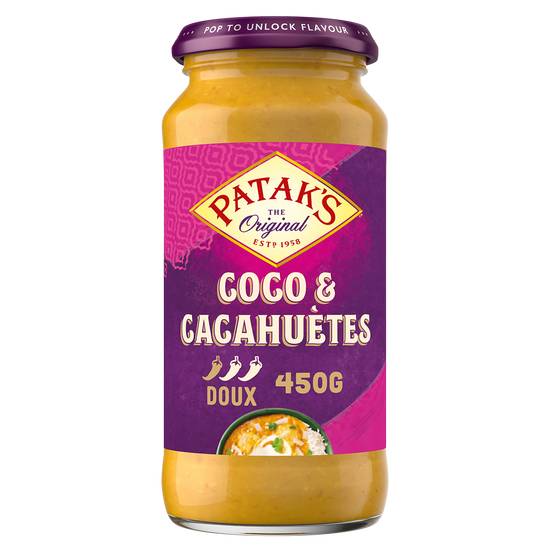 Patak's - Sauce curry indienne (coco, cacahuèes)
