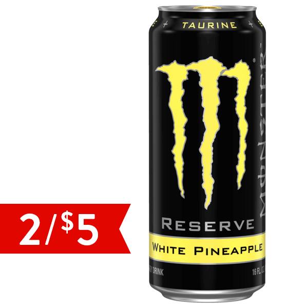 Monster Reserve White Pineapple 16oz