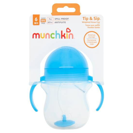 Munchkin Click Lock Tip & Sip Straw Cup