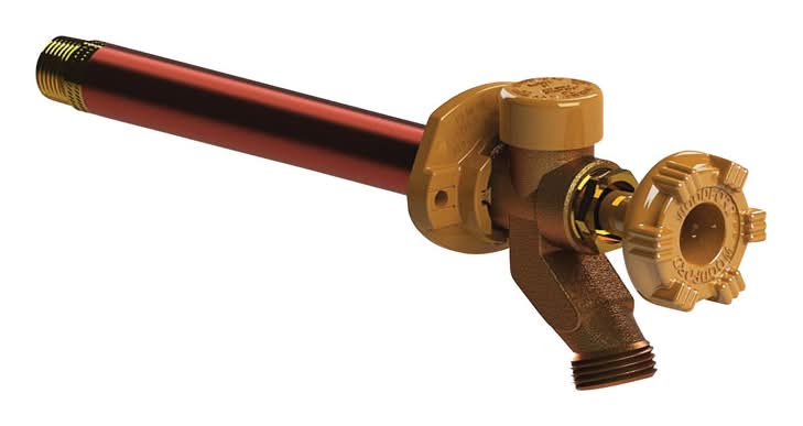 Woodford Model 17 1/2 In. Mip Each X 3/4 In. Sweat Anti-Siphon Brass Freezeless Wall Faucet