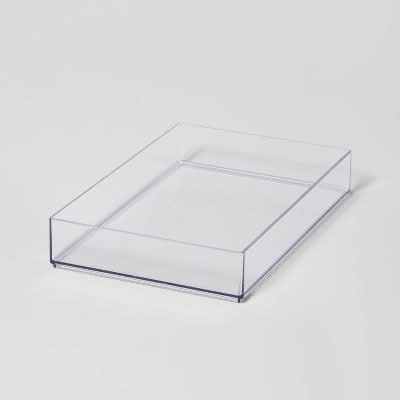 Brightroom Plastic Organizer Tray, 12 In X 8 In X 2 In