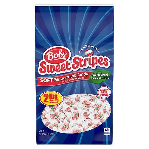 Bobs Sweet Stripe Peppermint Candy - 32.0 oz