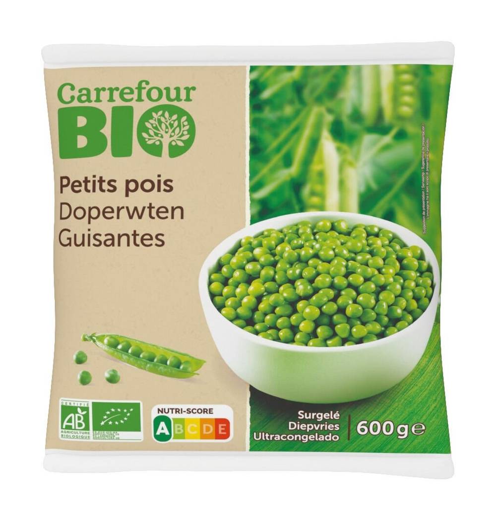 Carrefour Bio - Petits pois (600g)