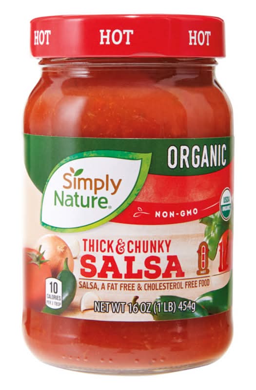 Simply Nature Organic Salsa Hot (16 oz)