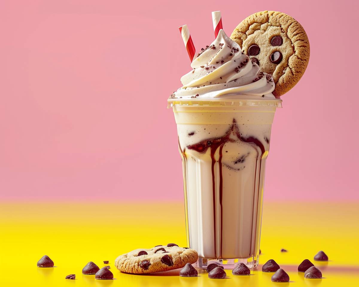 Milkshake Cookies🥤🍪