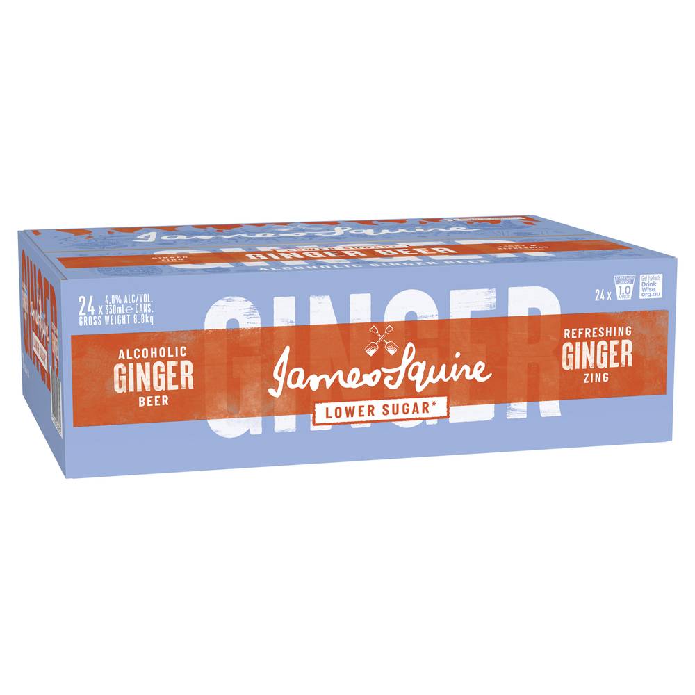 James Squire Ginger Lower Sugar Beer Delivery Near Me Order Online