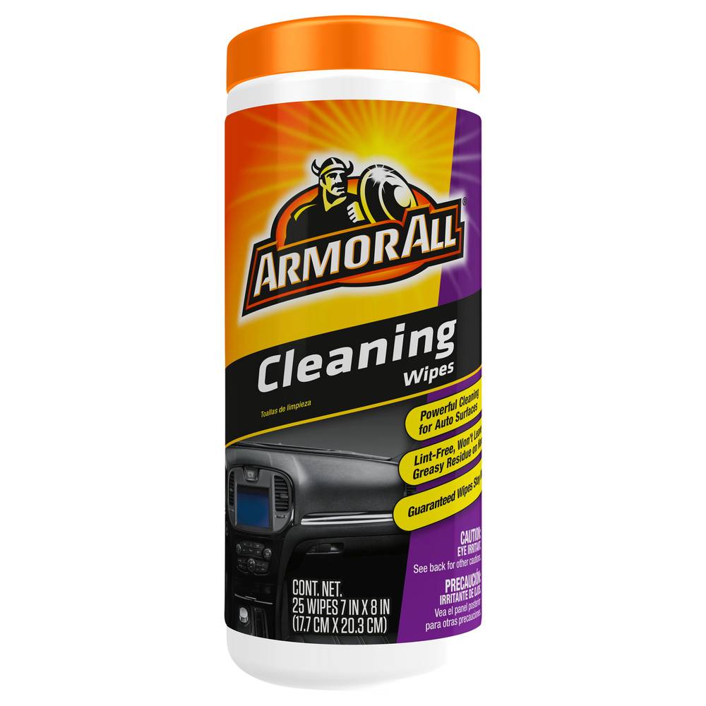 Armor All Cleaning Wipes, 7 inches x 8 inches (25 ct)